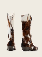 AllSaints Brown Dolly Boots - Image 4 of 6