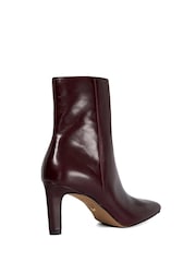 Rød - Dune London Ovation firkantet tå hælstøvletter - Bilde 4 av 7