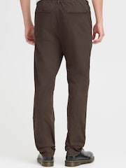 Casual Friday Brown Buchan Twill Tapered Leg Trousers - Image 2 of 8