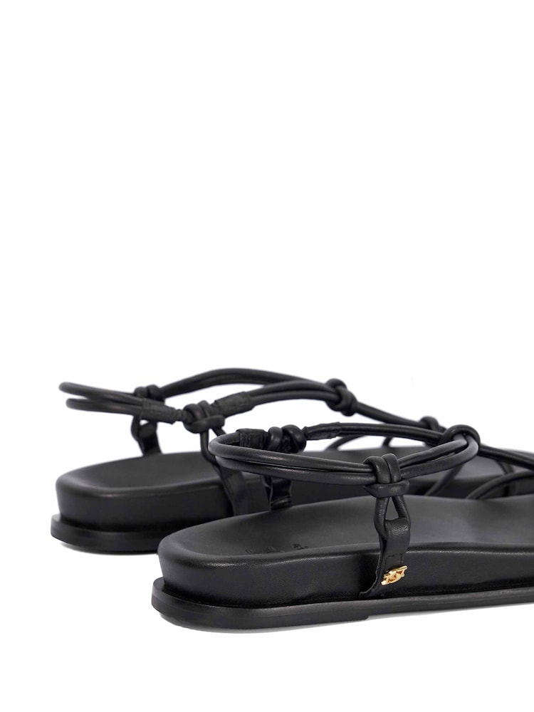 Dune London Black Launa Casual Sandals - Image 7 of 7