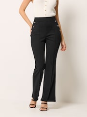 Star by Julien MacDonald Button Detail Jersey Trousers - Image 2 of 5