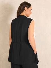 Evans Black Waterfall Waistcoat - Image 2 of 5