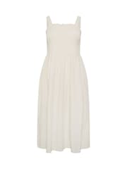 Yours Curve Natural Shirred Maxi Dress - Image 5 of 5