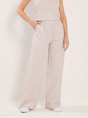 Long Tall Sally Red Gingham Wide Leg Trousers - Image 2 of 5