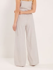 Long Tall Sally Red Gingham Wide Leg Trousers - Image 3 of 5