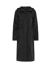 Long Tall Sally Black Waterproof Longline Jacket - Image 5 of 5