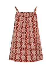 Yours Curve Red Pleated Cami - Image 5 of 5