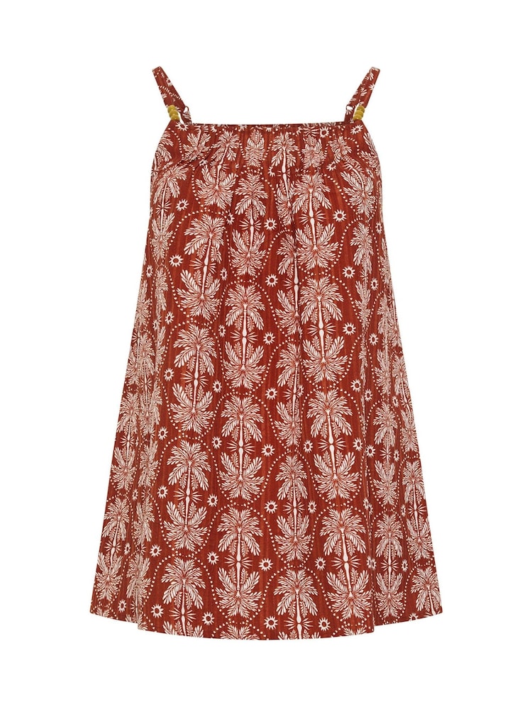 Yours Curve Red Pleated Cami - Image 5 of 5 Yours Curve Red Pleated Cami - Image 5 of 5