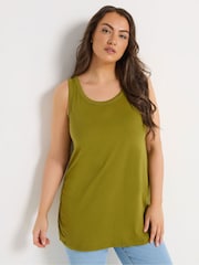 Yours Curve Grey Core Basic Vests 3 Pack - Image 4 of 9