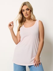 Yours Curve Blue Core Basic Vests 2 Pack - Image 2 of 8