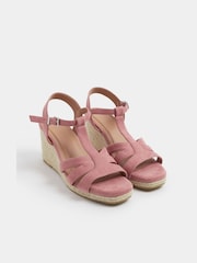 Yours Curve Pink Extra Wide Fit Extra Sandals - Image 3 of 5