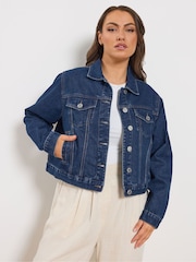 Yours Curve Blue Denim Jacket - Image 2 of 6