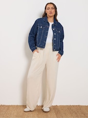 Yours Curve Blue Denim Jacket - Image 3 of 6