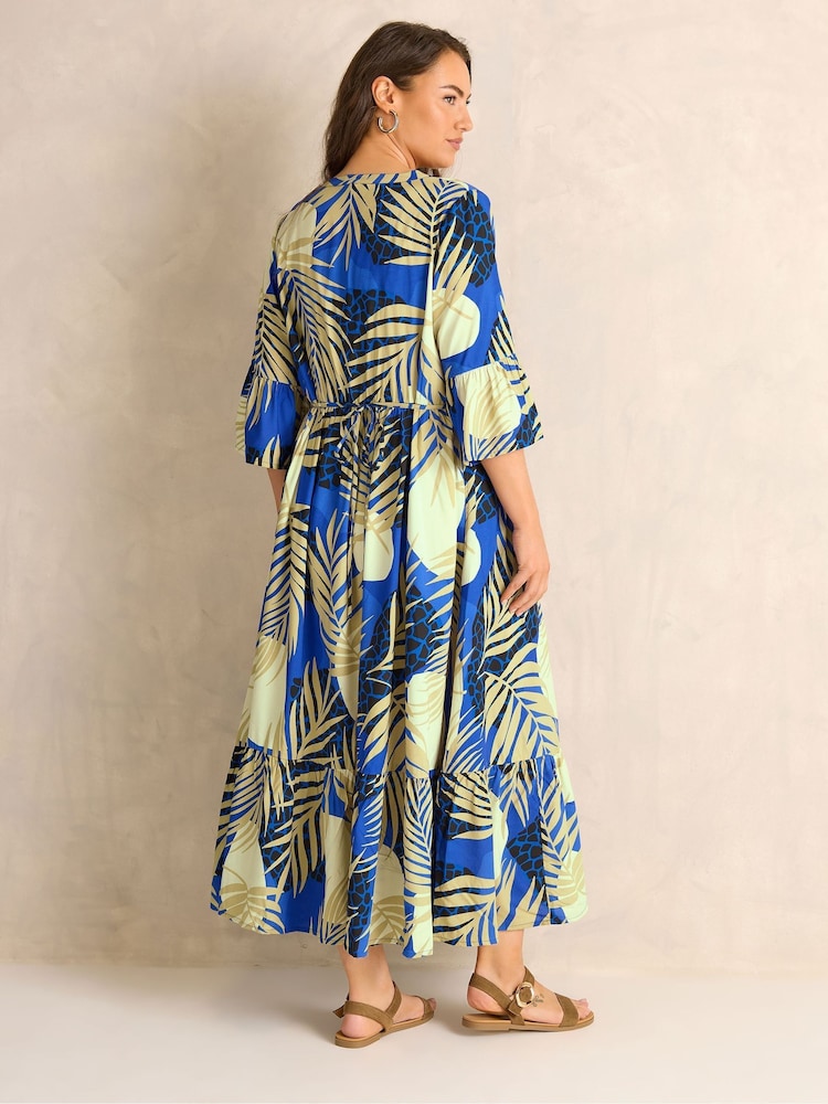 Azul - Evans Printed Boho Dress - Imagen 2 de 4