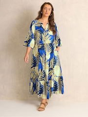 Azul - Evans Printed Boho Dress - Imagen 3 de 4
