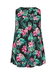 Yours Curve Black Front Vest Top - Image 5 of 5