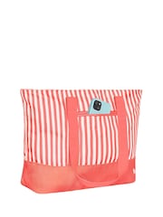 Dock & Bay Raspberry Road Canvas Beach Travel Tote - Image 3 of 3