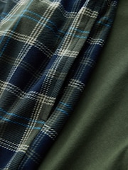 Green Cosy Short Sleeve Jersey Pyjamas Set - Image 10 of 10