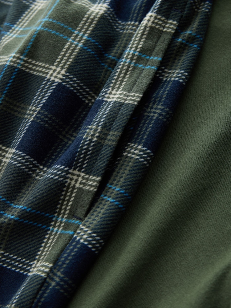 Green Cosy Short Sleeve Jersey Pyjamas Set - Image 10 of 10