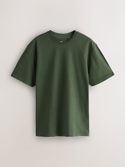 Green Cosy Short Sleeve Jersey Pyjamas Set - Image 7 of 10