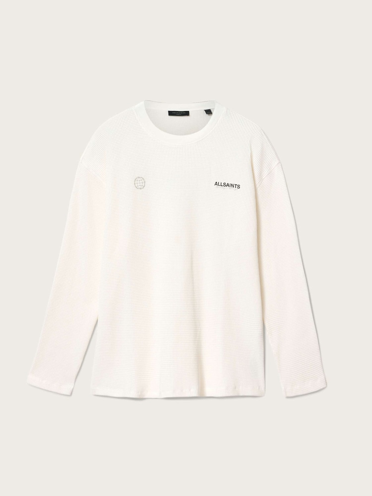 Allsaints חולצת טי עם צווארון עגול ושרוולים ארוכים ועיטור מגן - תמונה 8 מתוך 8 Allsaints חולצת טי עם צווארון עגול ושרוולים ארוכים ועיטור מגן - תמונה 8 מתוך 8