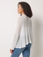 M&Co White Popcorn Cardigan - Image 3 of 5