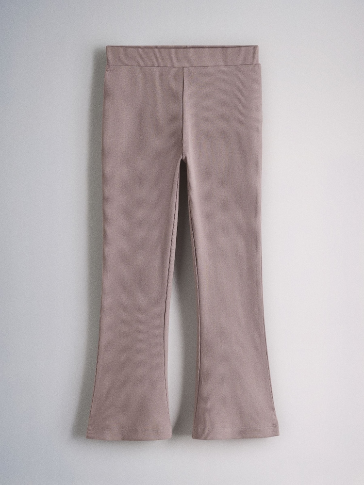 The Set 5 Pack Ribbed Flare Leggings Pink/Purple/Brown Marl/Chocolate Brown - Image 2 of 7 The Set 5 Pack Ribbed Flare Leggings Pink/Purple/Brown Marl/Chocolate Brown - Image 2 of 7