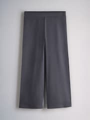 The Set 4 Pack Wide Leg Rib Jersey Leggings Blue/Navy/Cream/Grey - Image 4 of 7
