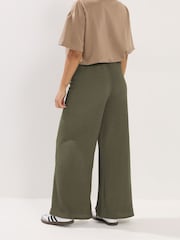 PixieGirl Green Textured Wide Leg Trousers - Image 3 of 5