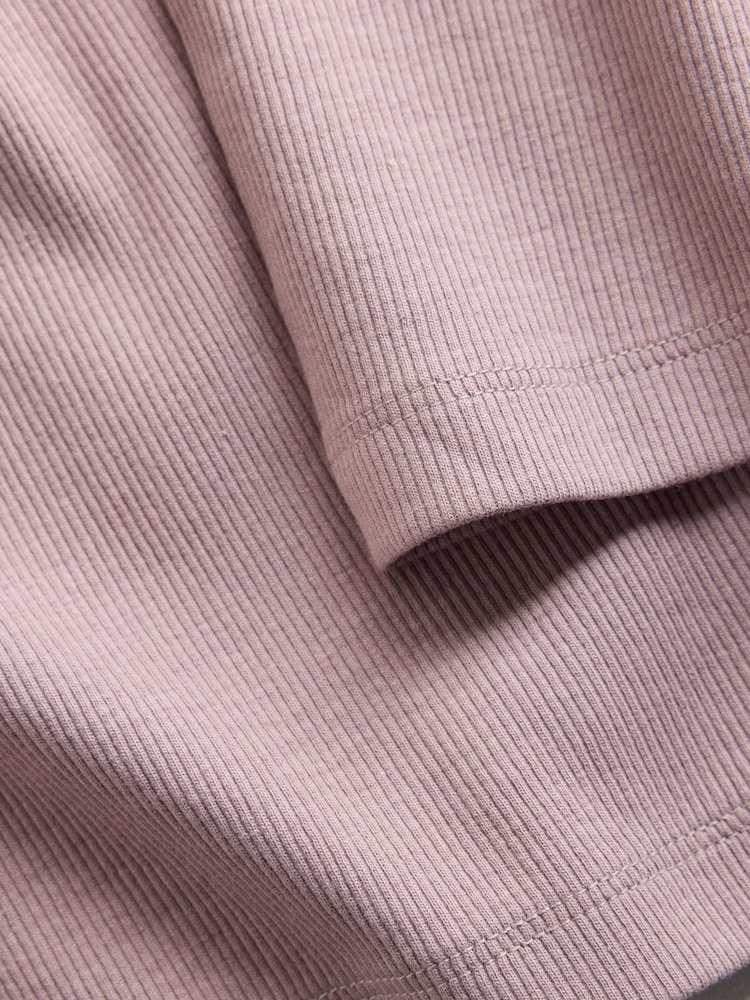 The Set 4 Pack Wide Leg Rib Jersey Leggings Pink/Purple/Chocolate Brown/Cream - Image 7 of 7 The Set 4 Pack Wide Leg Rib Jersey Leggings Pink/Purple/Chocolate Brown/Cream - Image 7 of 7