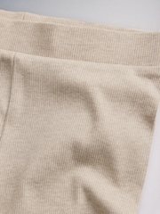 The Set 5 Pack Rib Jersey Leggings Black/Chocolate Brown/Brown/Oatmeal Marl - Image 7 of 8