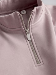 The Set 3 Pack Zip Neck Sweatshirts Pink/Purple/Cream - Image 11 of 14