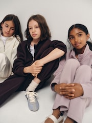 The Set 3 Pack Zip Neck Sweatshirts Pink/Purple/Cream - Image 6 of 14