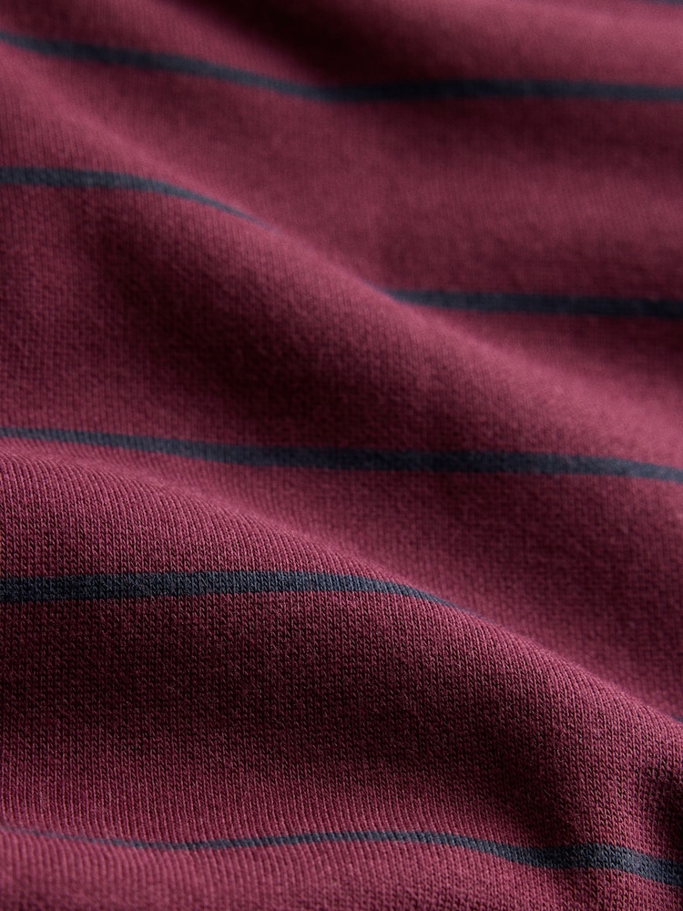 The Set 3 Pack Collared Sweatshirts Red/Blue Stripe/Grey Marl - Image 6 of 6 The Set 3 Pack Collared Sweatshirts Red/Blue Stripe/Grey Marl - Image 6 of 6