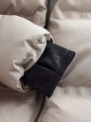 smALLSAINTS Neutral Heatseal Logo Short Length Coat - Image 10 of 11