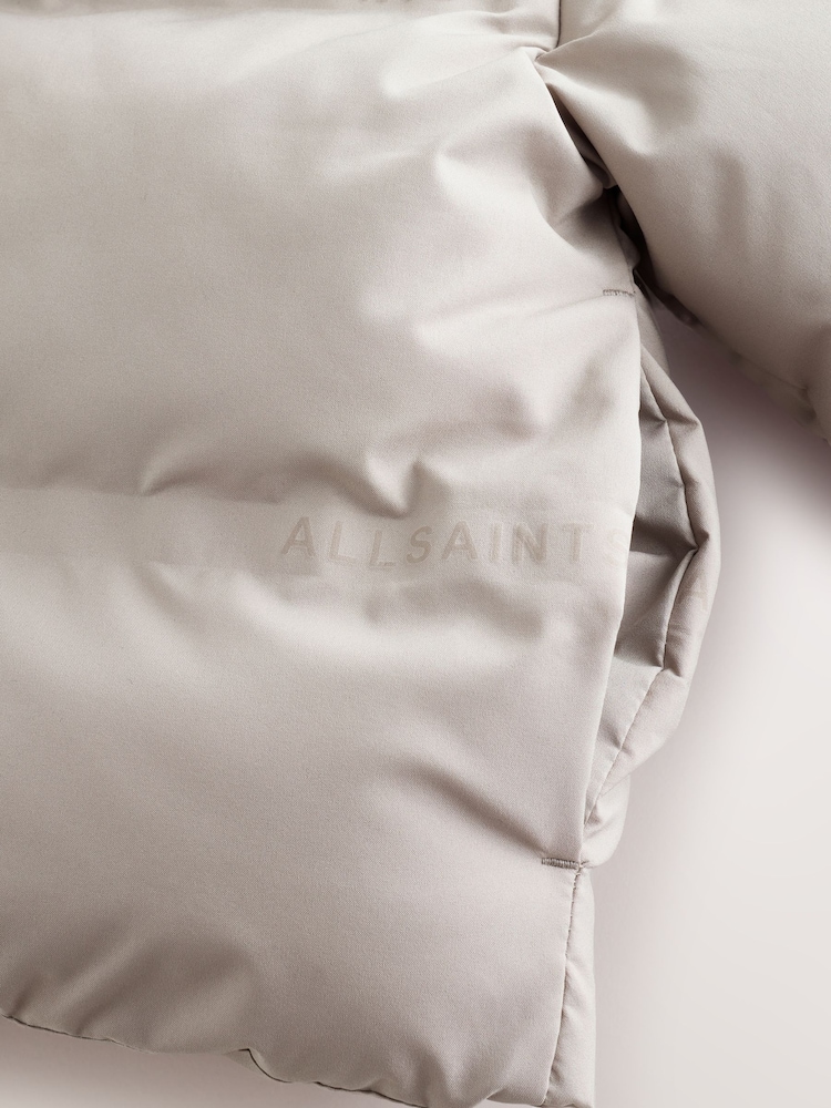 smALLSAINTS Neutral Heatseal Logo Short Length Coat - Image 11 of 11 smALLSAINTS Neutral Heatseal Logo Short Length Coat - Image 11 of 11