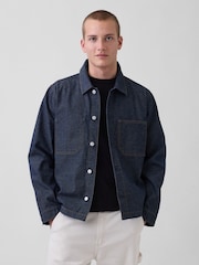 Gap Canvas Denim Avslappet Skjortejakke - Bilde 1 av 3