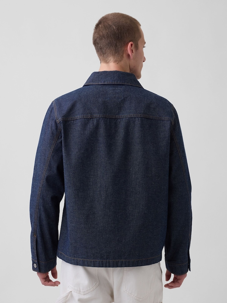 Gap Canvas Denim Avslappet Skjortejakke - Bilde 2 av 3