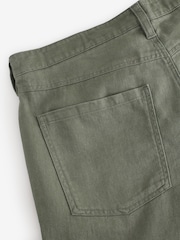 Gap Green Linen-Cotton Relaxed Straight Trousers - Image 6 of 6