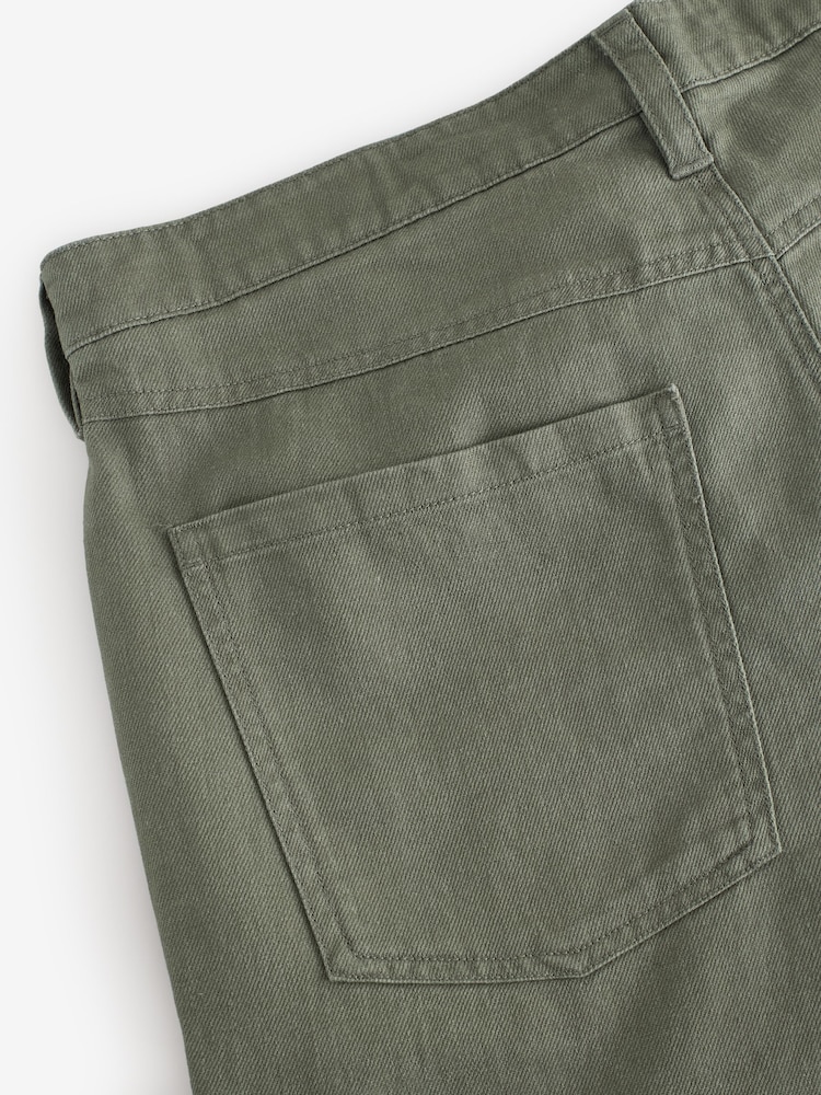 Gap Green Linen-Cotton Relaxed Straight Trousers - Image 6 of 6 Gap Green Linen-Cotton Relaxed Straight Trousers - Image 6 of 6