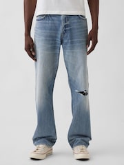 Gap Medium Wash Relaxed Straight Jeans - Image 1 of 5