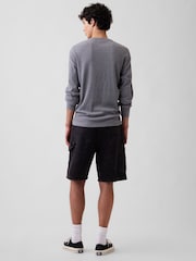 Negro - Gap 9 inch Denim Carpenter Shorts - Imagen 2 de 6