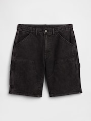 Negro - Gap 9 inch Denim Carpenter Shorts - Imagen 6 de 6