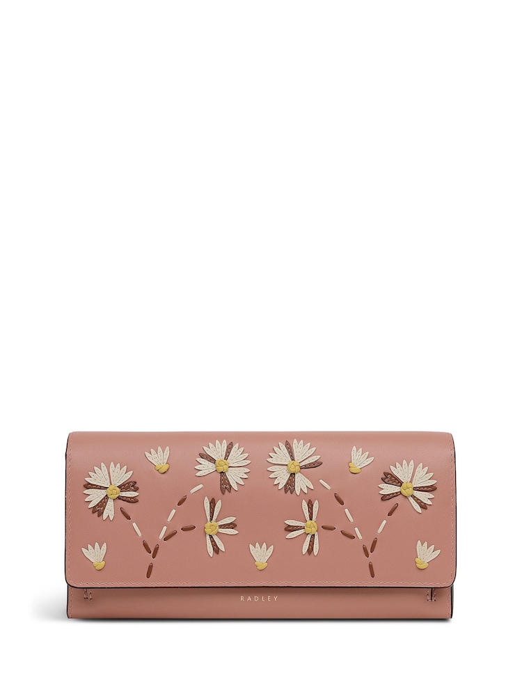 Radley Pink Picton Place Floral Large Wallet - Image 1 of 4 Radley Pink Picton Place Floral Large Wallet - Image 1 of 4