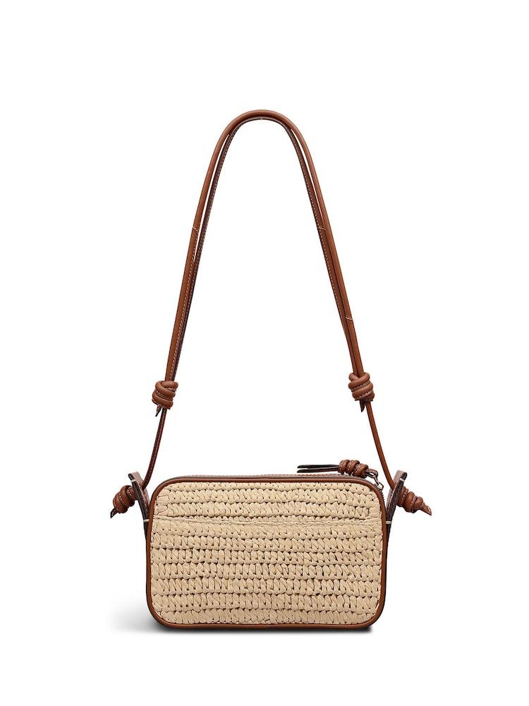 Radley Brown The Camden Raffia Small Shoulder Bag - Image 2 of 6 Radley Brown The Camden Raffia Small Shoulder Bag - Image 2 of 6