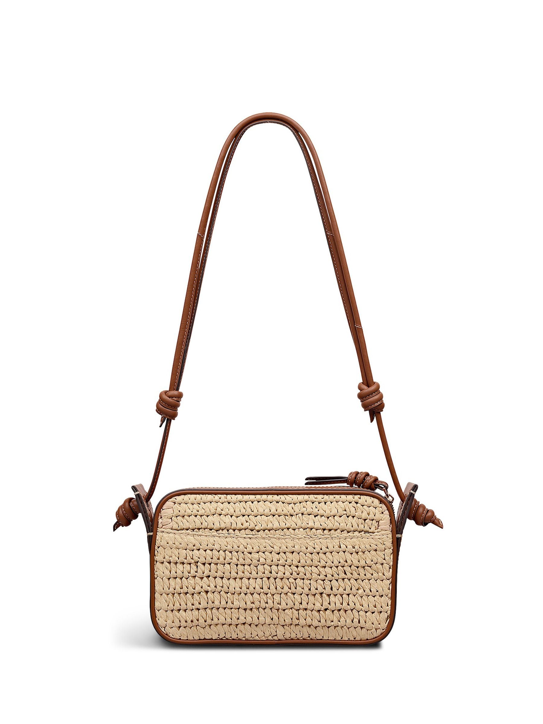 Buy Radley Brown The Camden Raffia Small Shoulder Bag from the