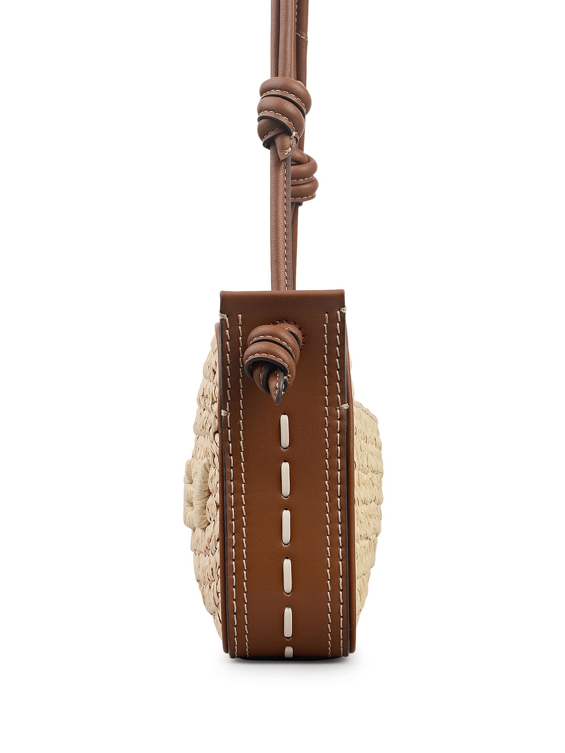 Buy Radley Brown The Camden Raffia Small Shoulder Bag from the