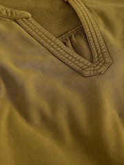 White Stuff Green Ray Jersey Midi Dress - Image 6 of 6