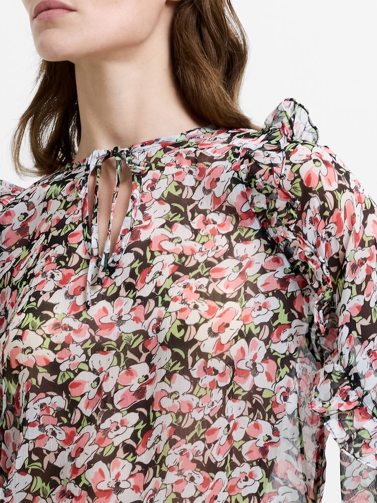 French Connection Molly Emina フリルスリーブトップス - 画像 2 / 5