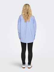 JDY White Oversized Long Sleeve Shirt - Image 2 of 6